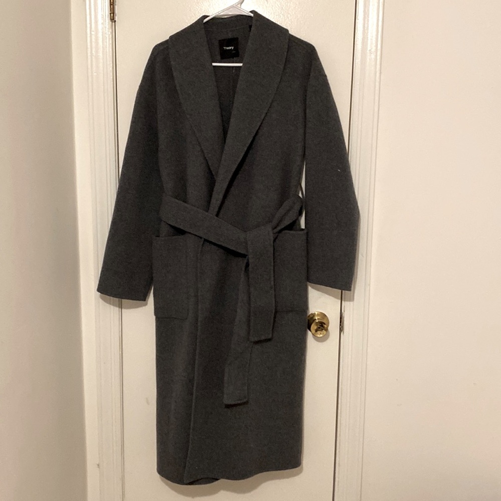 Brand new theory double face long coat